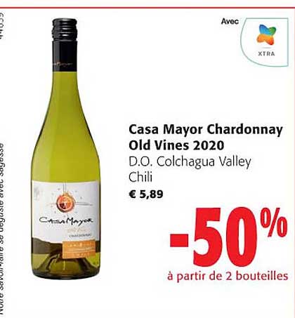 casa mayor chardonnay old vines 2020 d.o. colchagua valley chili
