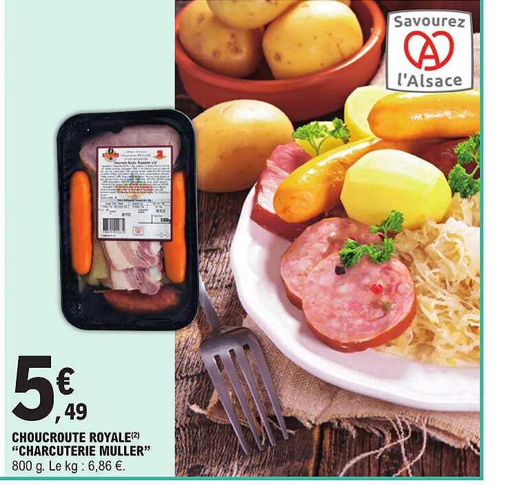choucroute royale "charcuterie muller"