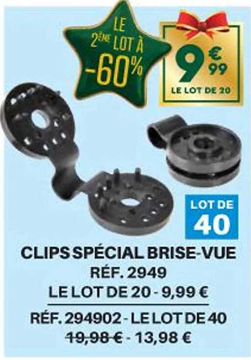 clips spécial brise-vue