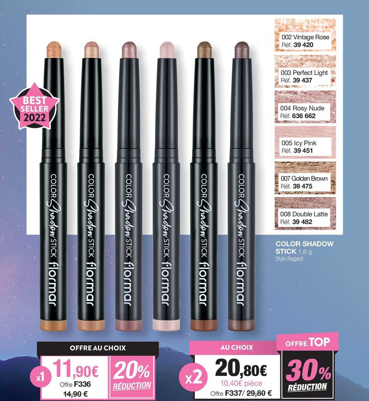 color shadow stick stylo regard