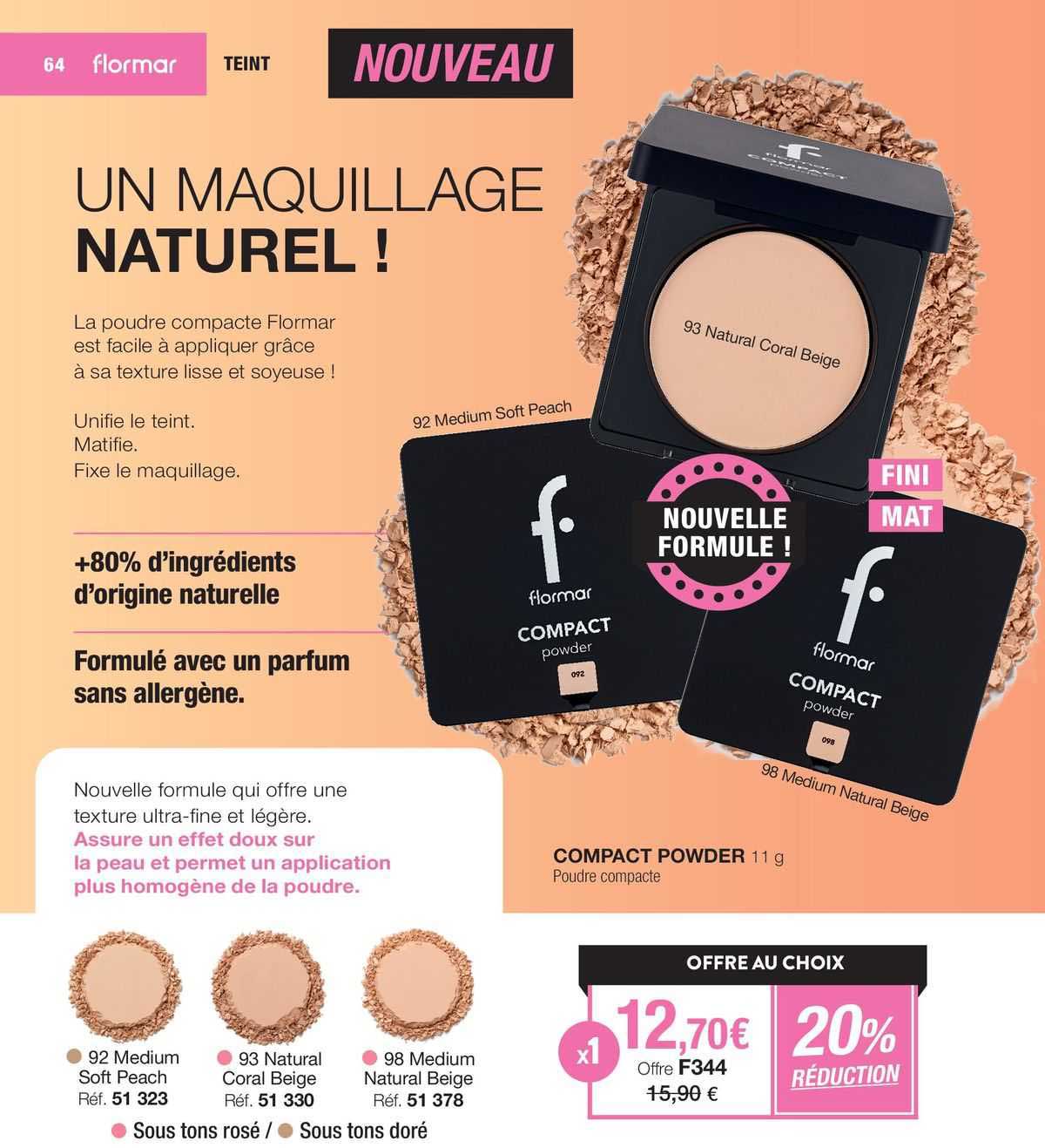 compact powder poudre compacte