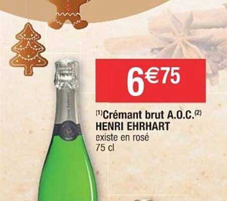 crémant brut a.o.c. henri ehrhart