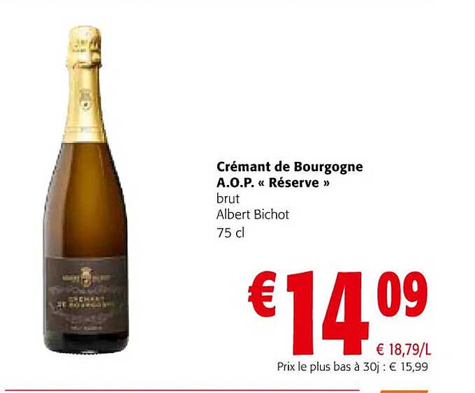 crémant de bourgogne a.o.p. «réserve» brut albert bichot