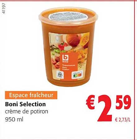 Crème De Potiron Boni Sélection