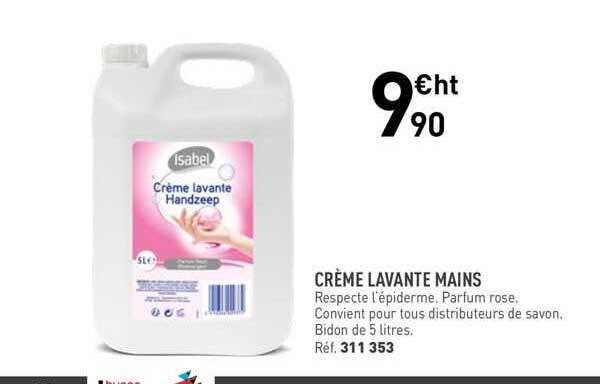 crème lavante mains