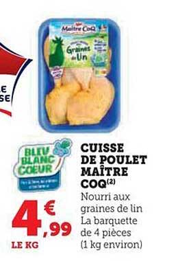 cuisse de poulet maître coq