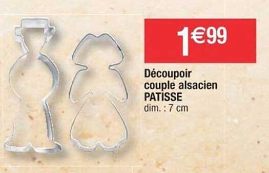 découpoir couple alsacien patisse