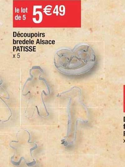 découpoirs bredele alsace patisse