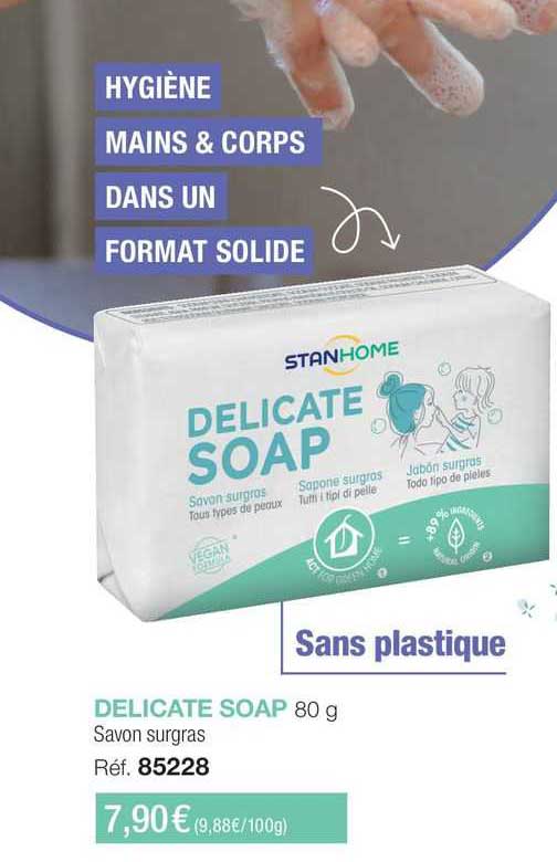 Delicate Soap Savon Surgras