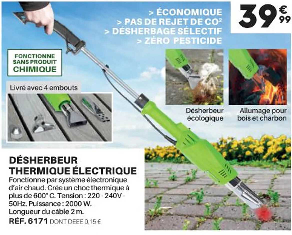 Désherbeur Thermique électrique