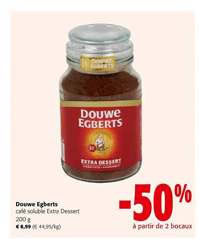 douwe egberts café soluble extra dessert