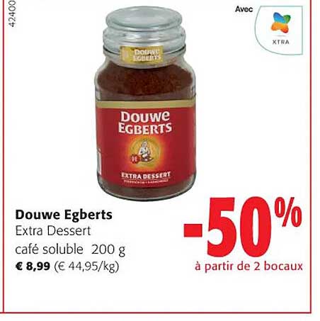 douwe egberts extra dessert café soluble