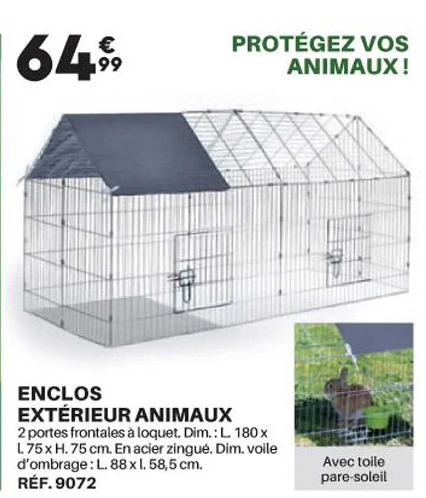 Enclos Extérieur Animaux