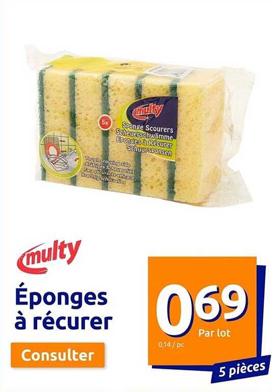 éponges à Récurer Multy