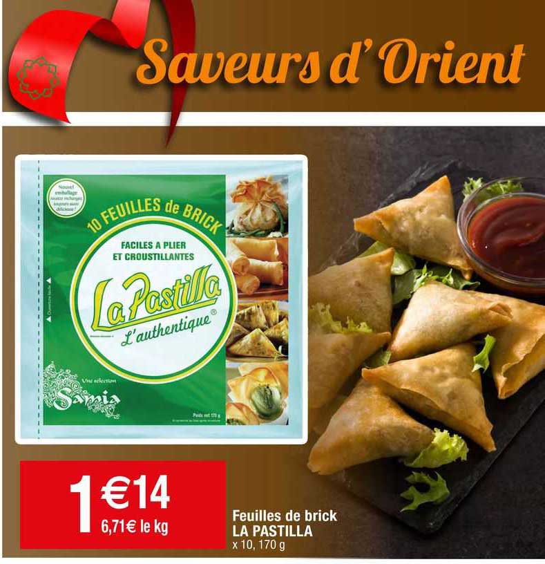 feuilles de brick la pastilla