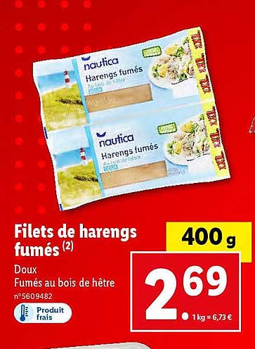 Filets De Harengs Fumés Nautica
