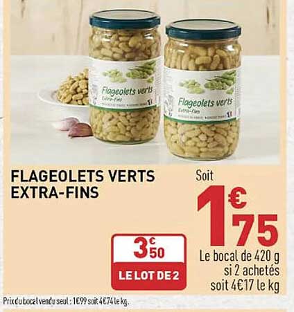 flageolets verts extra-fins