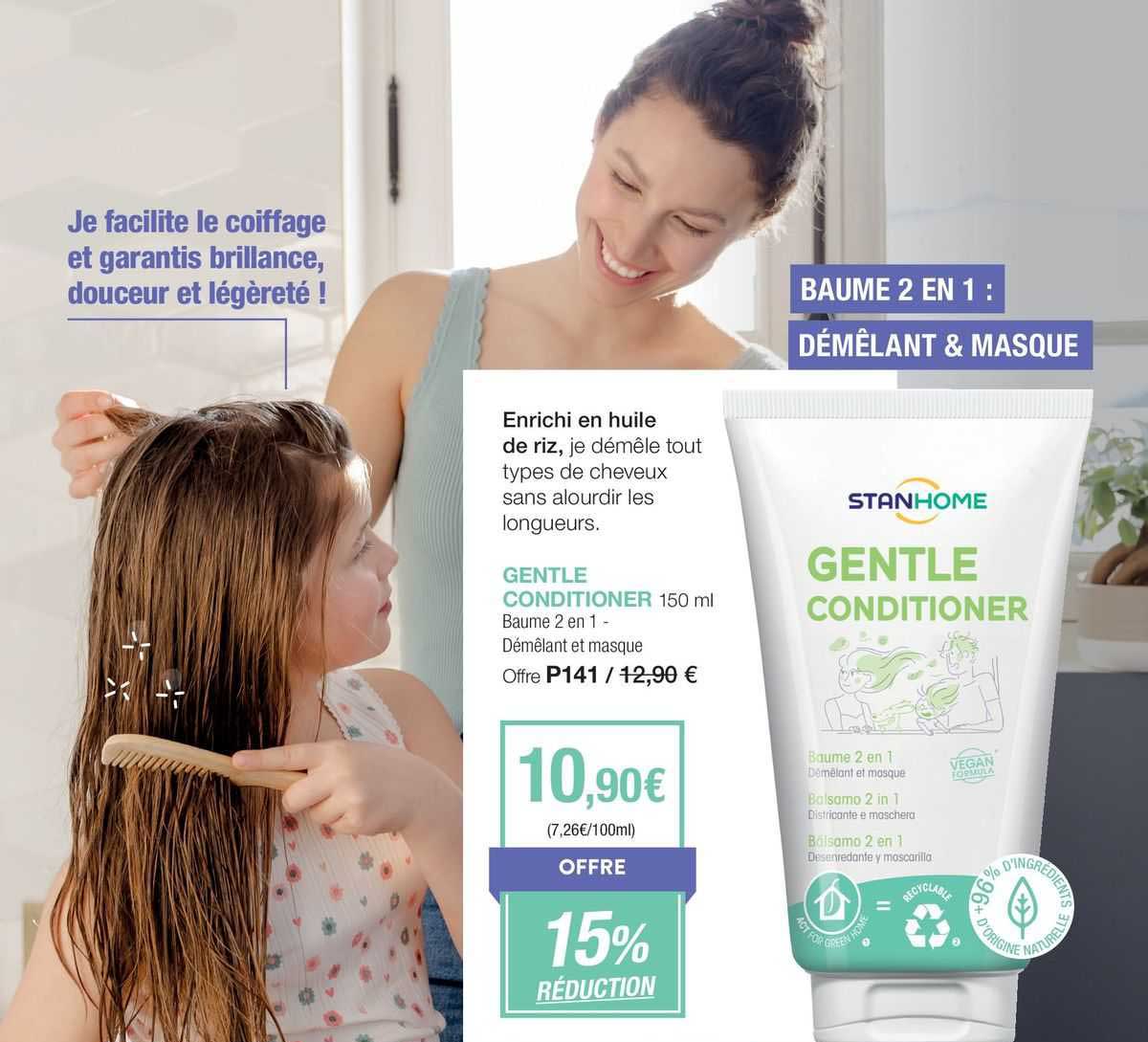Gentle Conditioner Baume Démêlant Et Masque