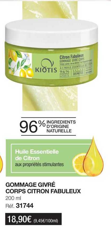 gommage givré corps citron fabuleux