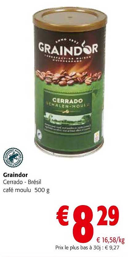 Graindor Cerrado - Brésil Café Moulu