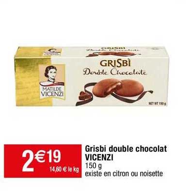 Grisbi Double Chocolat Vicenzi