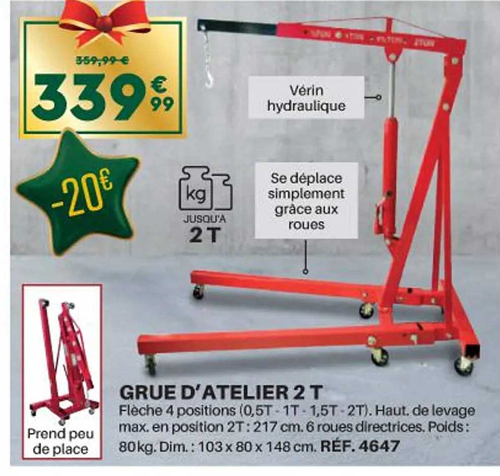 grue d'atelier 2 t