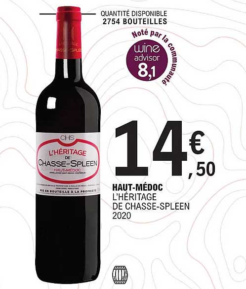 haut-médoc l'héritage de chasse-spleen 2020