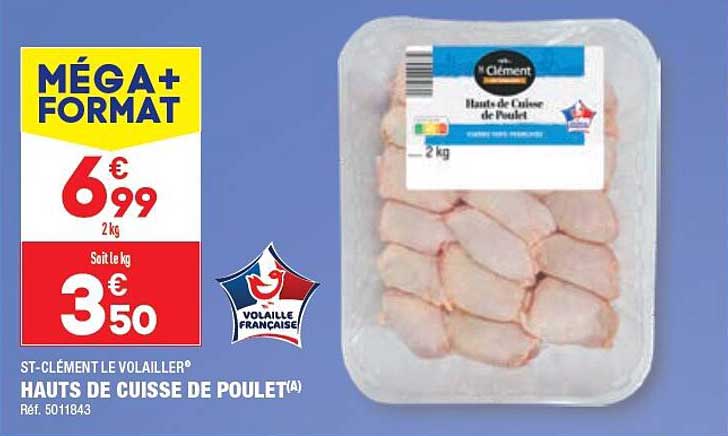 Hauts De Cuisse De Poulet St-clément Le Volailler