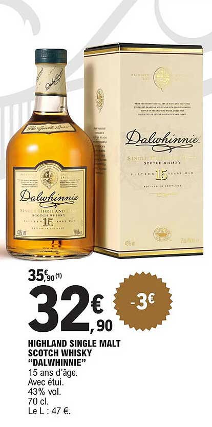 highland single malt scotch whisky "dalwhinnie"