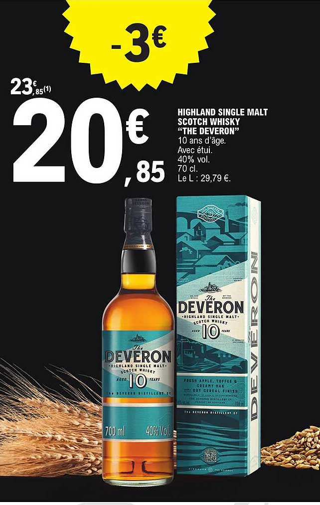 highland single malt scotch whisky "the deveron"