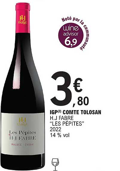 igp comte tolosan h.j. fabre "les pépites" 2022