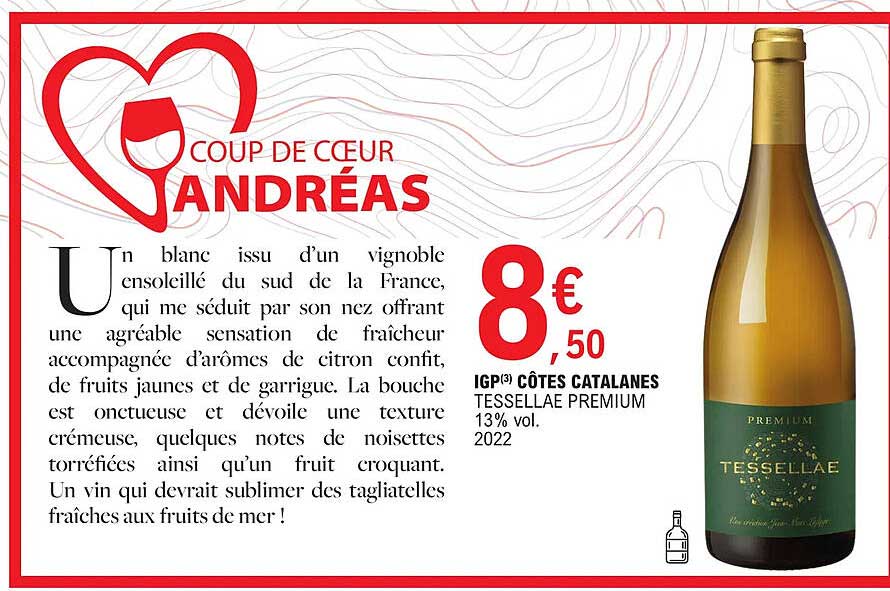 igp côtes catalanes tessellae premium 13% vol. 2022