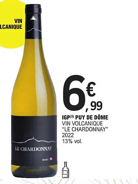 Igp Puy De Dôme Vin Volcanique "le Chardonnay" 2022