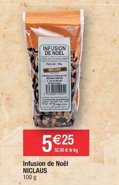 infusion de noël niclaus