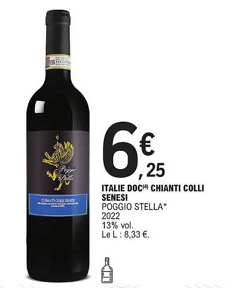 italie doc chianti colli senesi poggio stella 2022