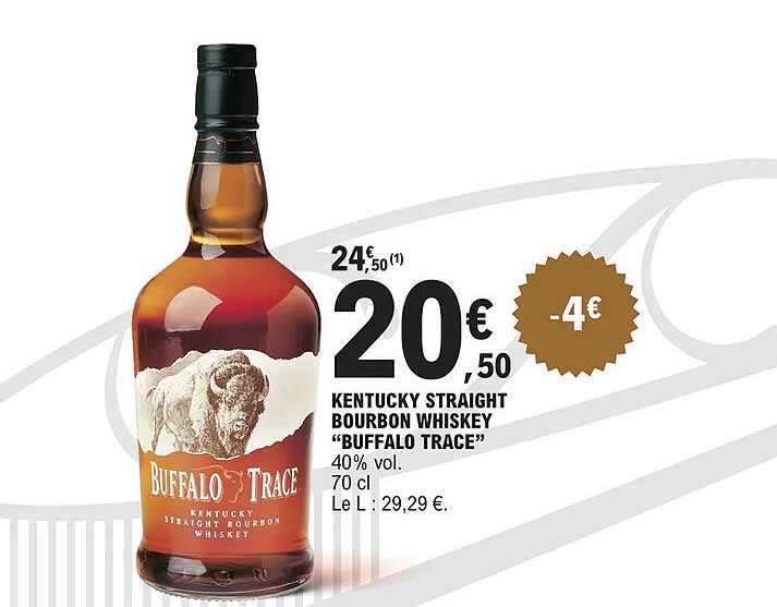 kentucky straight bourbon whiskey "buffalo trace"