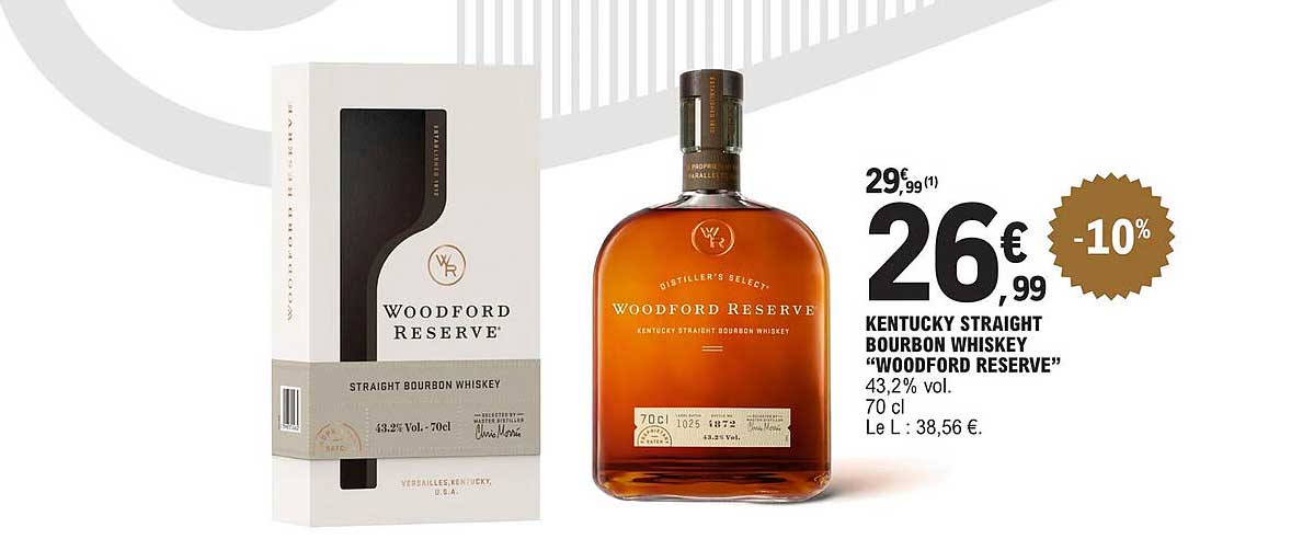 kentucky straight bourbon whiskey "woodford reserve"