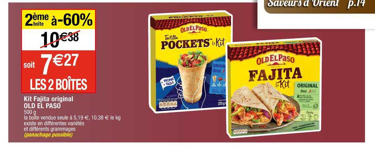 Kit Fajita Original Old El Paso