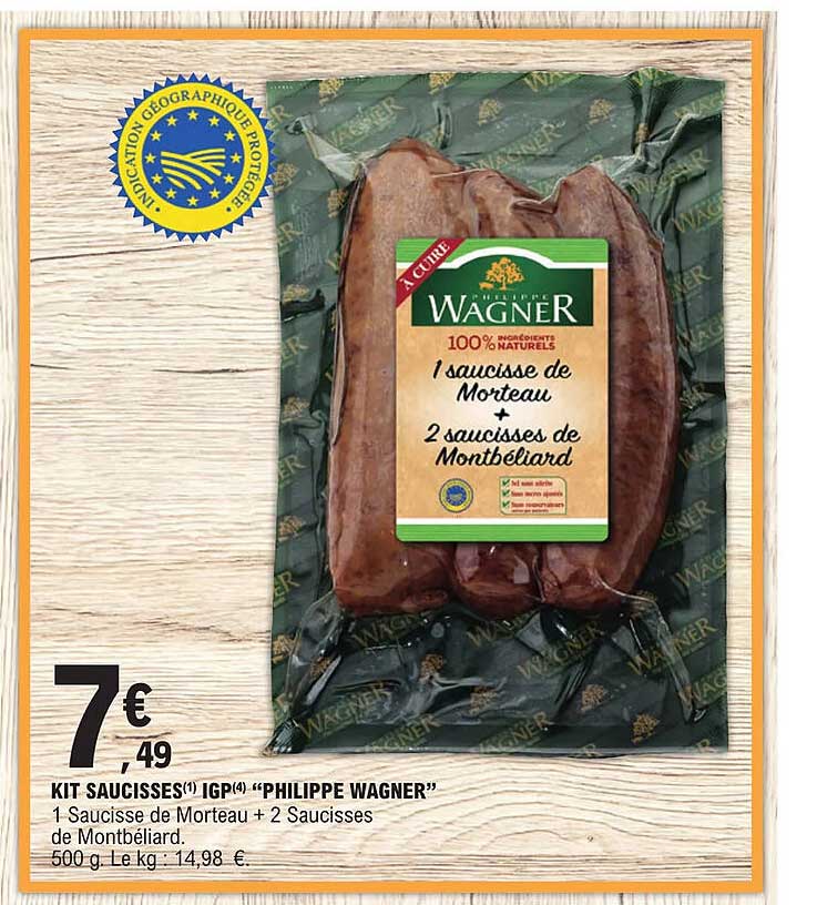 kit saucisses igp "philippe wagner"