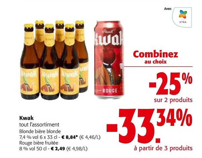 kwak tout l'assortiment
