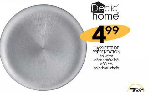 l'assiette de présentation