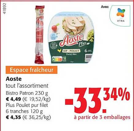 l'assortiment aoste