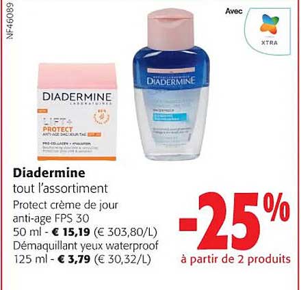 l'assortiment diadermine