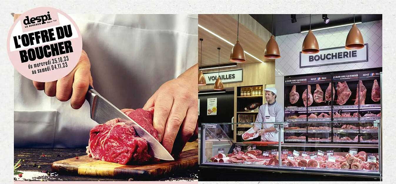 l'offre du boucher