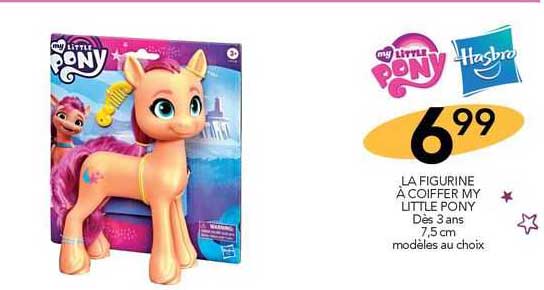 la figurine à coiffer my little pony