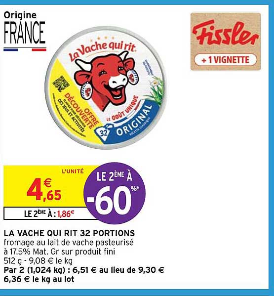 la vache qui rit 32 portions