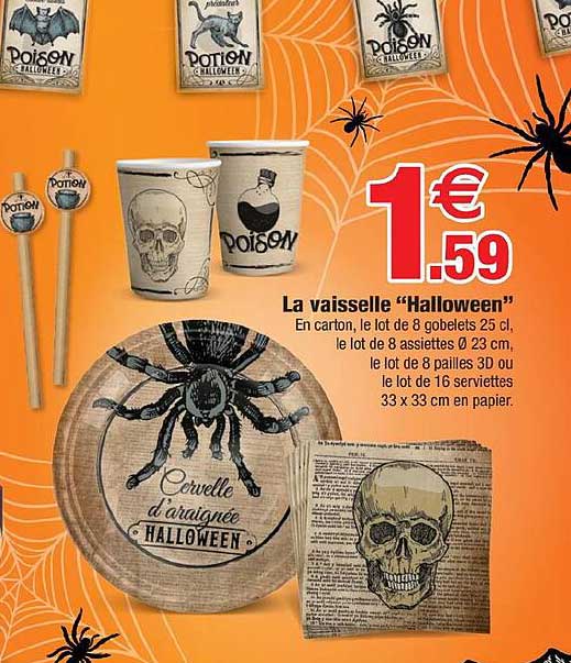 La Vaisselle "halloween"