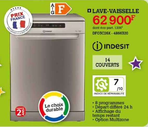 lave-vaisselle indesit