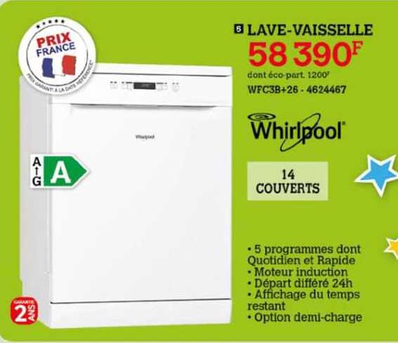 lave-vaisselle whirlpool