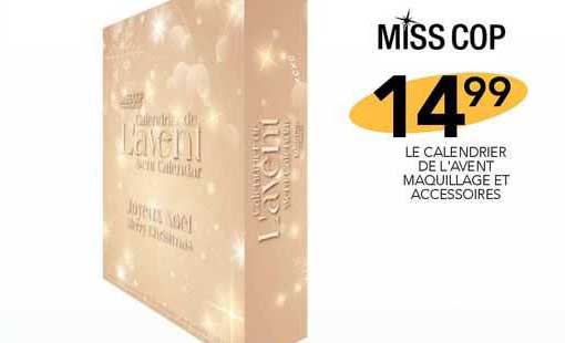 le calendrier de l'avent maquillage et accessoires